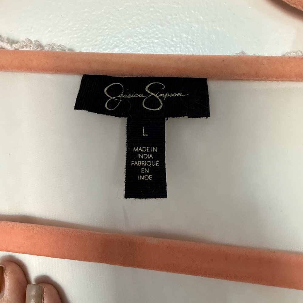 Rare Jessica Simpson White Blouse - Picture 4 of 6